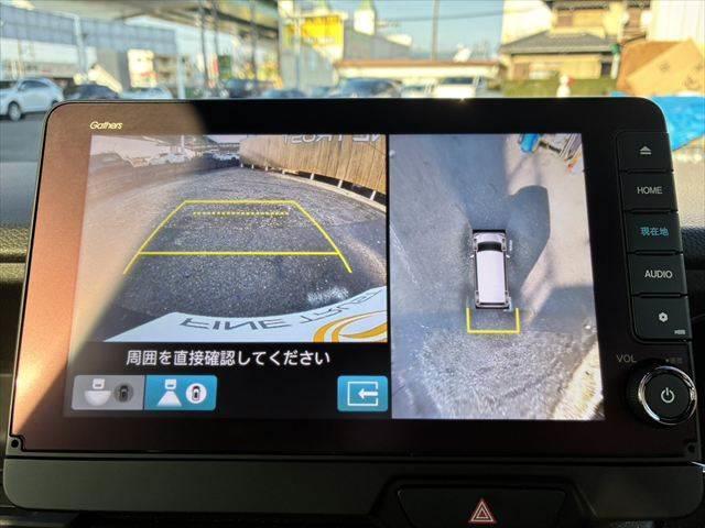 N-BOXカスタム ターボ 禁煙車 両側パワースライドドア 純正9インチナビ 全方位カメラ レーダークルーズコントロール Bluetooth 衝突軽減ブレーキ フルセグTV ETC MTモード シートヒーター LEDヘッドライト(7枚目)