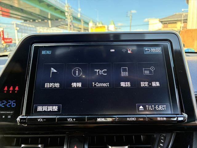 C-HR G 純正9インチナビ バックカメラ レーダークルーズコントロール Bluetooth フルセグTV ETC シートヒーター ハーフレザー LEDヘッドライト ブラインドスポットモニター コーナーセンサー(4枚目)