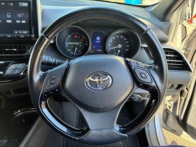 C-HR G 純正9インチナビ バックカメラ レーダークルーズコントロール Bluetooth フルセグTV ETC シートヒーター ハーフレザー LEDヘッドライト ブラインドスポットモニター コーナーセンサー(11枚目)