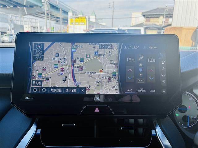 ハリアーハイブリッド Ｚ　レザーパッケージ　禁煙車　本革シート　トヨタセーフティセンス　純正１２．３インチナビ　ＪＢＬサウンド　全方位カメラ　シートヒーター　パワーシート　パワーバックドア　ＬＥＤヘッドライト　ＥＴＣ２．０　ＵＳＢポート（4枚目）