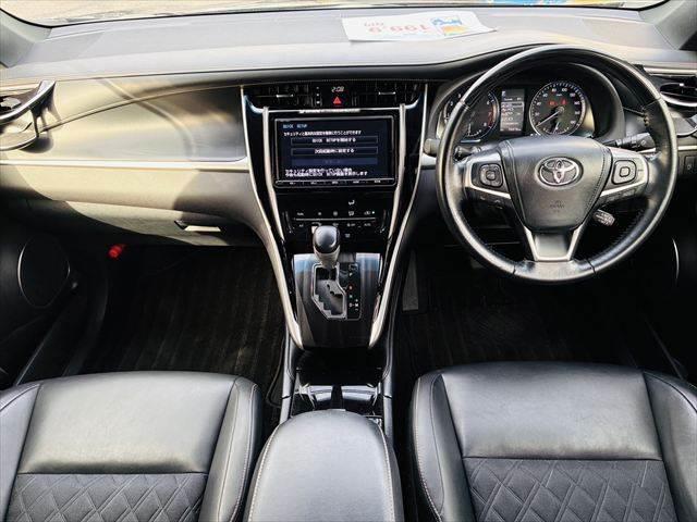 ハリアー プレミアム　グー故障診断実施済み　ＴＲＤエアロ　純正９型ナビ　クルーズコントロール　バックカメラ　禁煙車　衝突軽減ブレーキ　地デジＴＶ　ブルートゥース接続　ハーフレザー　パワーシート　電動リアゲート　ＬＥＤヘッド（3枚目）