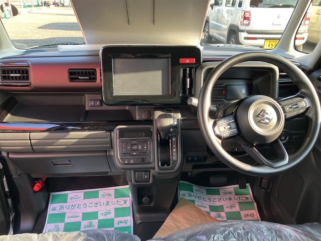 スペーシアカスタム ハイブリッドGS 届出済未使用車 両側スライド・片側電動 クリアランスソナー オートクルーズコントロール レーンアシスト 衝突被害軽減システム オートライト LEDヘッドランプ スマートキー アイドリングストップ(2枚目)