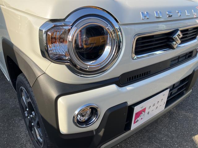 ハスラー ハイブリッドX 届出済未使用車 クリアランスソナー オートクルーズコントロール レーンアシスト 衝突被害軽減システム オートライト LEDヘッドランプ スマートキー アイドリングストップ シートヒーター CVT(13枚目)