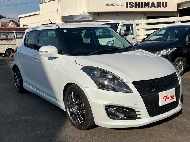 スイフトスポーツ ベースグレード　６ＭＴ　ナビ　ＴＶ　バックカメラ　純正エアロ　ＷＯＲＫ１７アルミ　ＲＳＲスプリング　Ｄ席ローポジションシートレール　ＨＩＤ（11枚目）