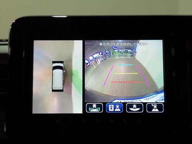 スペーシアカスタム ハイブリッドXSターボ 純正フルセグSDナビ 全方位モニター 両側電動スライドドア ハーフレザーシート シートヒーター デュアルカメラブレーキサポートII ドラレコ ETC LEDオートヘッドライト ステアリングヒーター(7枚目)