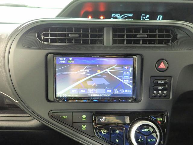 アクア Ｌ　社外ＳＤナビ　Ｂカメラ　トヨタセーフティセンス　ＥＴＣ　ドラレコ　キーレス　オートハイビーム　アイドリングストップ　電格ミラー　ＣＶＴ　ブルートゥース対応　プリクラッシュセーフティ（6枚目）