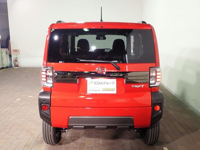 タフト G ダーククロムベンチャー オーディオレス 届出済未使用車 Bカメラ LEDオートヘッドライト スカイトップルーフ シートヒーター クルーズコントロール スマートアシスト ルーフレール 純正アルミホイール CVT スマートキー(32枚目)