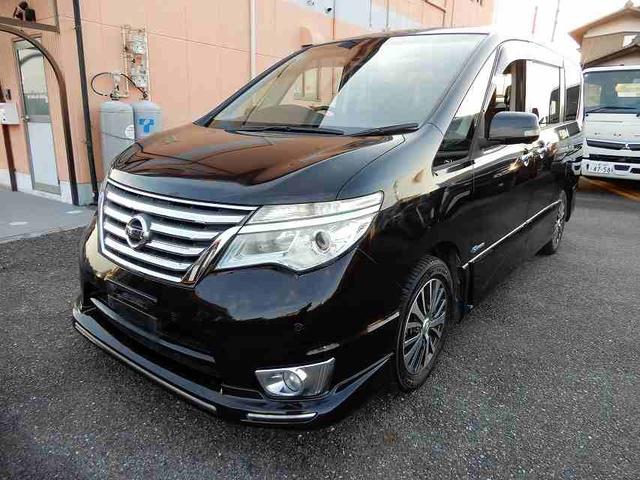 セレナ ハイウェイスターＳ－ＨＶアドバンスドセーフティパック　禁煙車　スマートキー　プッシュスタート　アイドリングストップ　両側パワースライドドア　アラウンドビューモニター　フリップダウンモニター　ＨＤＤナビ　フルセグ　ＣＤ　ＤＶＤ　ＥＴＣ（9枚目）