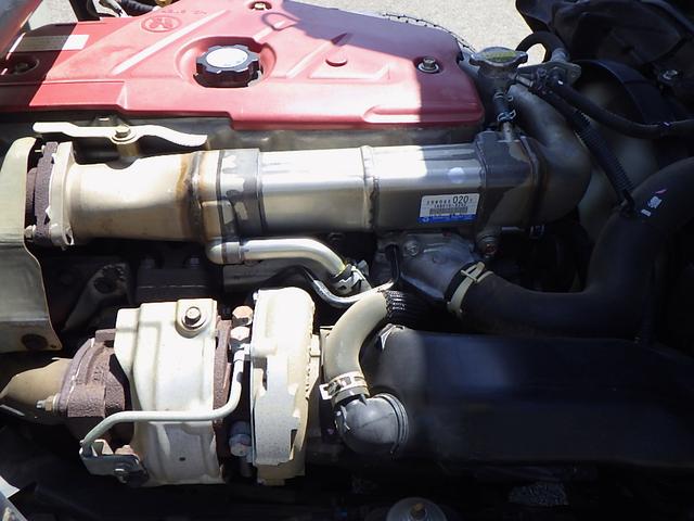 デュトロ 　２．７５ｔ　リア４段クレーン　平ボディ　ラジコン　タダノ　フックイン　２．６３ｔ吊り　セミワイド　ロング　ジャッキベース　ロープ通し穴３対　左右アオリバランサー　荷台床板張り　ＥＴＣ　５ＭＴ（32枚目）