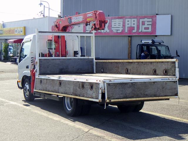 ダイナトラック 　２トン　３段クレーン付き平ボディー　ラジコン　フックイン　平ボディー　標準ロング　ロープ通し穴４対　古河ユニック　２．３ｔ吊り　左右天井コンソール　ＥＴＣ　ＡＢＳ　２０００ｋｇ　５ＭＴ（41枚目）