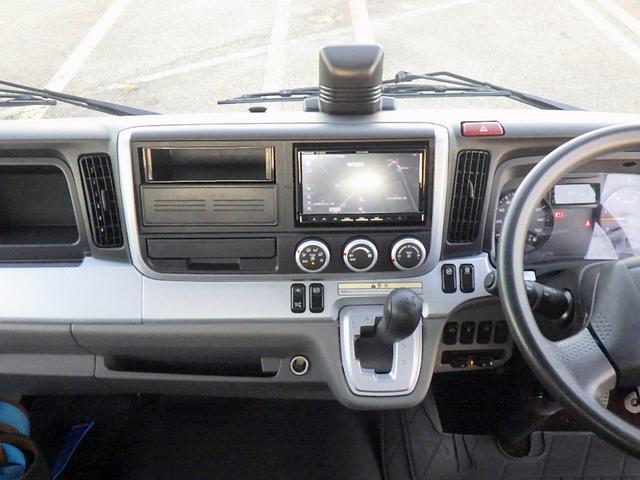 キャンター  3.5トン 1台積みキャリアカー カスタムグレード フルフラット ウインチ ラジコン ステンレス工具箱 純正エアディフレクター 車線逸脱警報 衝突軽減ブレーキ ナビTV ETC 3500kg AT(46枚目)