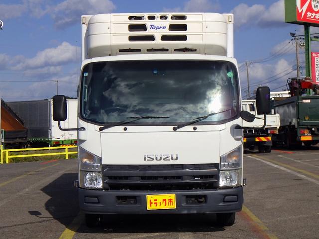 エルフトラック 2トン 冷蔵冷凍車 低温 -30℃から30℃設定 ワイドキャビン 荷台ワイドロング 荷室床板アルミ縞板 ラッシング2段 リア3枚観音扉 左スライドドア 坂道補助 2000kg 3人乗 6MT(3枚目)