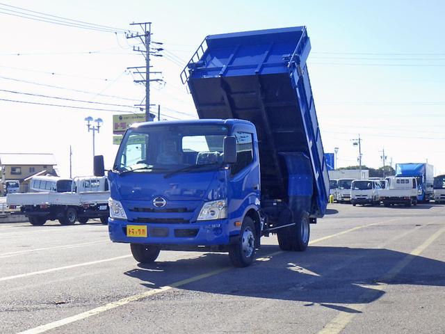 デュトロ ダンプ 3.7トン Lゲートダンプ 新明和 電動コボレーン LEDヘットランプ クラリオンモニター・Bカメラ カロッツェリアナビ地デジ ドラレコ 衝突軽減 坂道補助 保証書 3700kg 3人乗 6MT(3枚目)