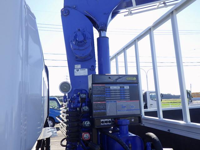 キャンター 2.95トン 3段クレーン ワイド 超々ロング リアジャッキ 2.93t吊 ラジコン フックイン 差し違いアウトリガー リアアウトリガー付 床鉄板 5方開 あおり中間支柱外し可 2950kg 5MT(41枚目)