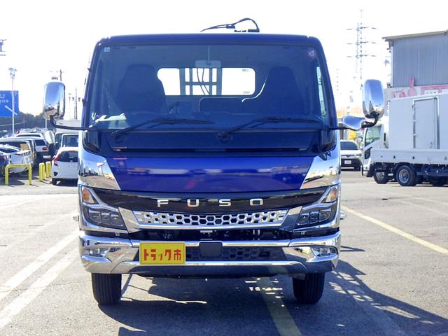 キャンター 3.2トン 1台積キャリアカー 一般仕様 フルフラット 極東フラトップゼロ ウインチ ラジコン Rゲート延長加工122cm 左右開閉式あおり LEDヘッド 保証書 3200kg 3人乗 5MT(43枚目)