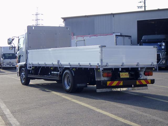 ヒノレンジャー 　３．７トン　平ボディー　アルミＨｉブロック　標準キャブ　荷台標準幅　６００ボディー　リアエアサス　床板　あおり開閉補助装置　荷台埋込みフック１４対　スタンション穴３個　保証書　３７００ｋｇ　６ＭＴ（48枚目）