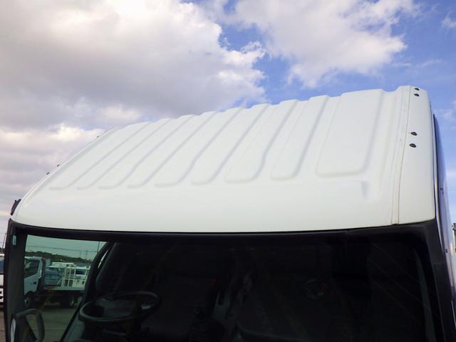 デュトロ 2トン 平ボディー ワイドロング 床板張り 全低床 埋込フック3対 左右アオリバランサー LEDヘッドライト 左右天井コンソール 純正ラジオ Bluetooth USB AUX ETC 保証書 6MT(42枚目)