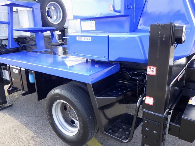 デュトロ 高所作業車 12m 鉄バケット フロント収納式 作業床高さ11.9m 積載荷重200kg アワメーター1736h 坂道発進補助装置 電動パーキングブレーキ 左電格ミラー ETC 3人乗 5MT(45枚目)