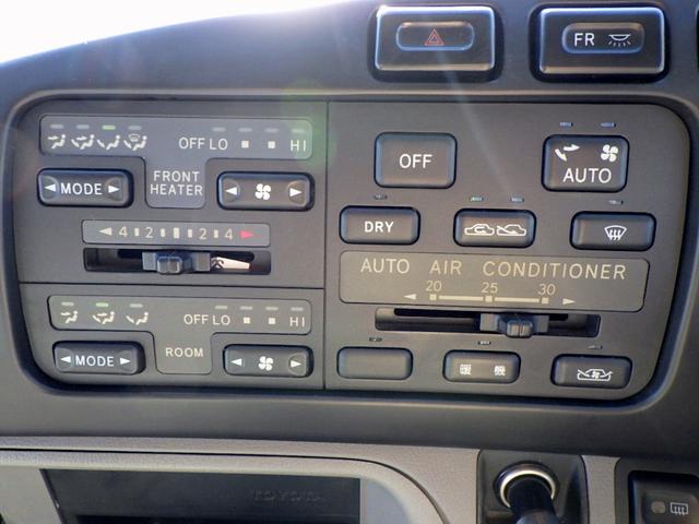 コースター 　バス　ＥＸ　ロング　２９人乗　Ｈｉルーフ　総輪エアサス　自動スイングドア　リアワイパー＆デフォガ　ルーフスポイラー　電動ルームミラー　リクライニングシート　荷物棚　ＬＥＤヘッド　ナビ　Ｂカメラ　６ＭＴ（30枚目）