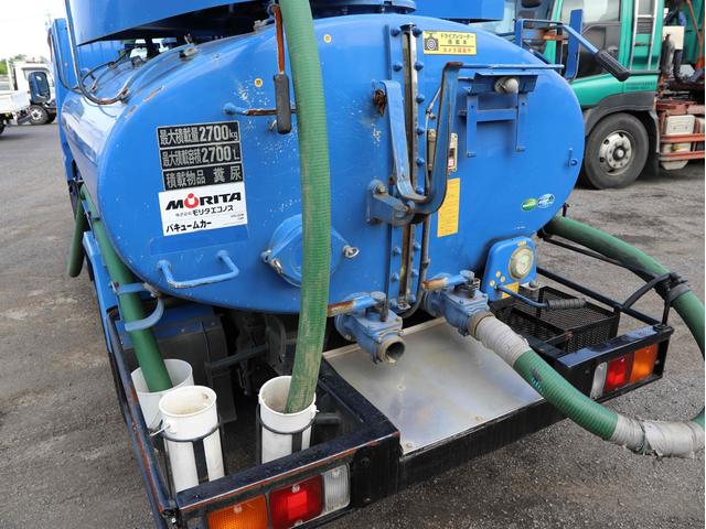 三菱ふそう キャンター その他 ３トン ２７００ｌ バキュームカー 糞尿車 電動ホースリール モリタ 中古車検索 くるまのニュース