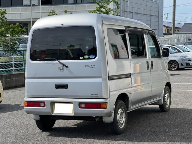 アクティバン 　禁煙車　タイミングベルト交換歴有　４ＷＤ（4枚目）