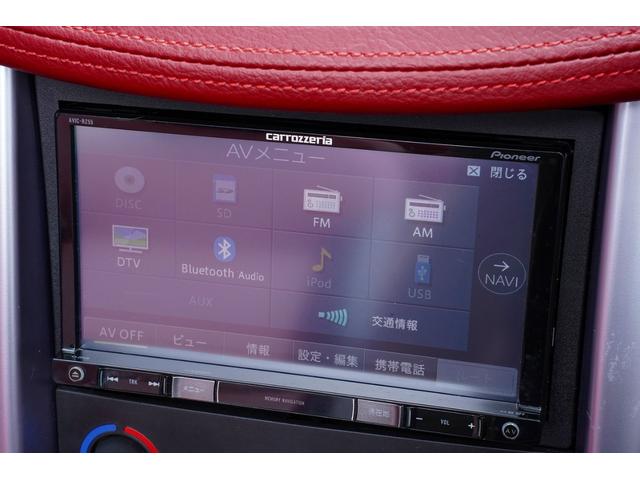 CC GT 5速ミッションターボ赤黒コンビレザーシートヒーター付カロッツェリアフルセグ地デジナビETCリアコーナーセンサー禁煙灰皿未使用17インチ電動オープンダッシュレザー張替え済サブウーファースピーカー付(38枚目)