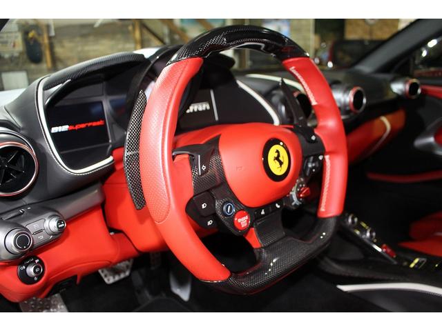 812スーパーファスト ベースグレード F1 DCT ・カーボンインテリア・オプションシート・ブリリアントマフラー・内装色レッド(11枚目)