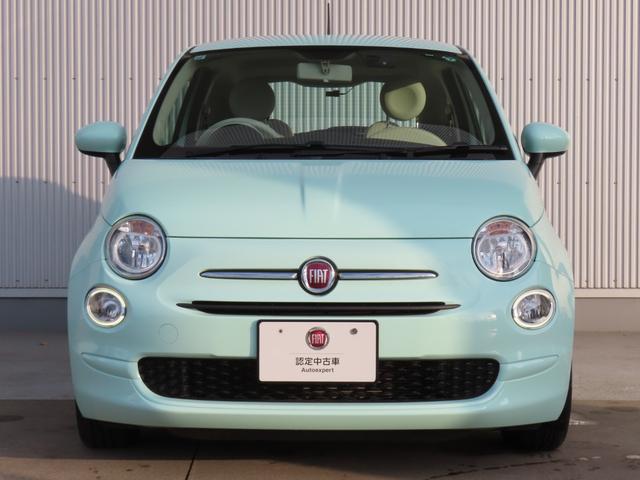 ５００ １．２　カルト　１．２　ポップ　認定中古車保証　禁煙車　ＥＴＣ　ＡｐｐｌｅＣａｒｐｌａｙ　Ｂｌｕｅｔｏｏｔｈ　ＵＳＢ　ボディ同色インパネ　チェック柄シート　ホワイトステアリング　ＭＴモード（2枚目）