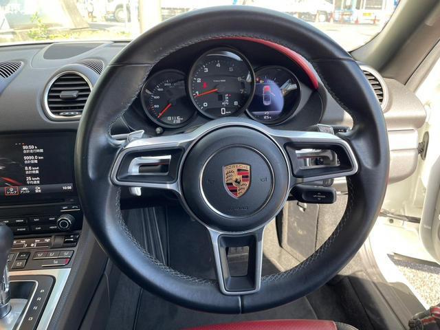 718ボクスター 718ボクスター PDK交換済/フルレザーシート/PCM/電動オープン/バックカメラ/スポーツステアリング/シートヒーター/ETC/18インチ純正アルミ/パドルシフト(19枚目)