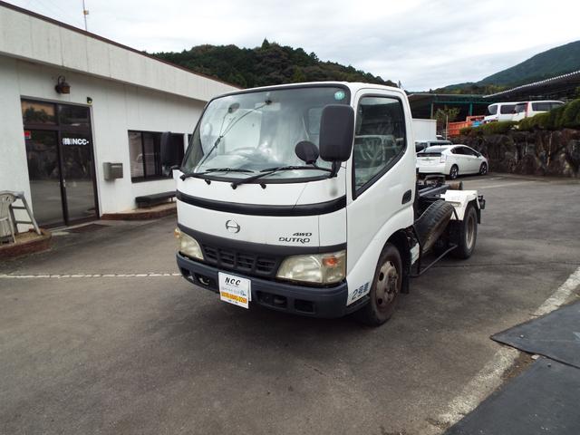 デュトロ 　ＮＯＸ適合３ｔフックロール　アームロール　４ＷＤ　ダンプ　日野　デュトロ（3枚目）