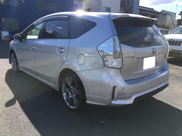 プリウスアルファ G ドライブレコーダー ETC バックカメラ ナビ TV クリアランスソナー オートクルーズコントロール アルミホイール ヘッドライトウォッシャー スマートキー 電動格納ミラー CVT 盗難防止システム(3枚目)