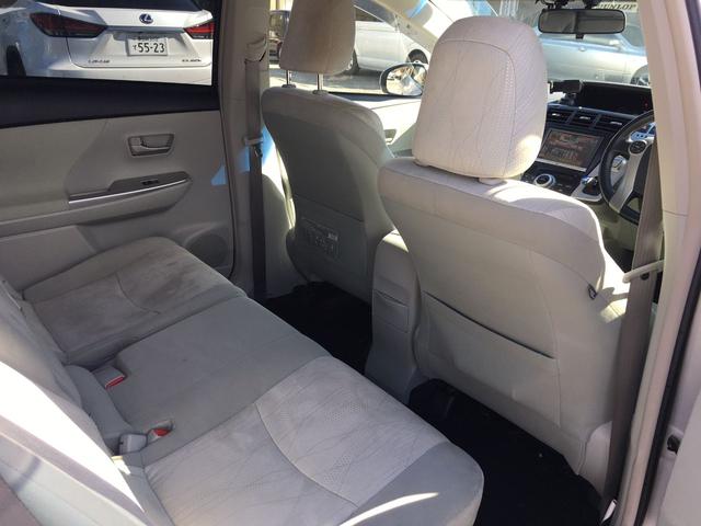 プリウスアルファ G ドライブレコーダー ETC バックカメラ ナビ TV クリアランスソナー オートクルーズコントロール アルミホイール ヘッドライトウォッシャー スマートキー 電動格納ミラー CVT 盗難防止システム(10枚目)