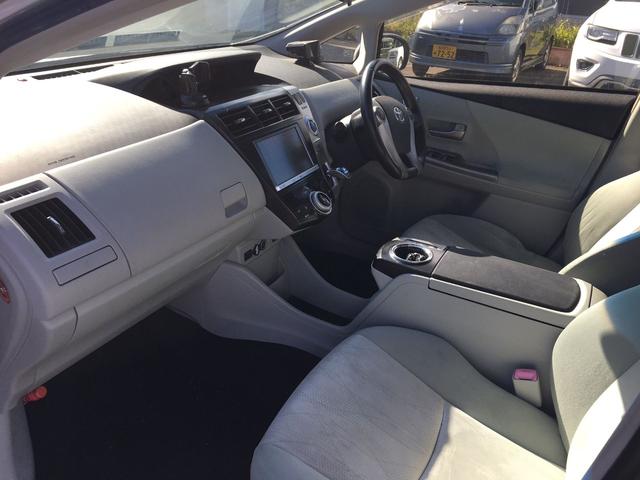 プリウスアルファ G ドライブレコーダー ETC バックカメラ ナビ TV クリアランスソナー オートクルーズコントロール アルミホイール ヘッドライトウォッシャー スマートキー 電動格納ミラー CVT 盗難防止システム(11枚目)