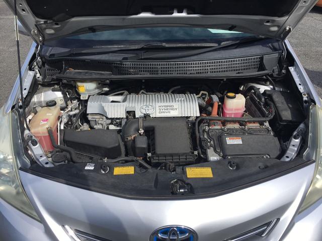 プリウスアルファ G ドライブレコーダー ETC バックカメラ ナビ TV クリアランスソナー オートクルーズコントロール アルミホイール ヘッドライトウォッシャー スマートキー 電動格納ミラー CVT 盗難防止システム(27枚目)