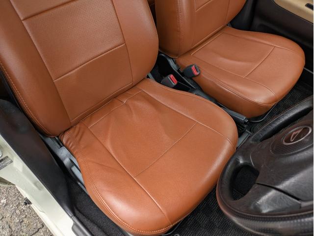 ミラジーノ ジーノ　後期型　タイベル交換済　保証６か月　シートカバー　社外ホイールキャップ　フォグランプグリル　ピアノブラック調パーツ　ローダウン（24枚目）