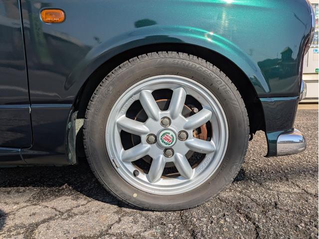 ミラジーノ ミニライトスペシャルターボ　全塗装　ルーフホワイト　ターボ車　タイベル交換済　タイヤ新品　車検整備付　保証６ヶ月　新品シートカバー　ウッド調パーツ　ナビ　ＥＴＣ（18枚目）