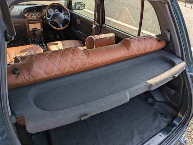 ミラジーノ ミニライトスペシャルターボ　全塗装　ルーフホワイト　ターボ車　タイベル交換済　タイヤ新品　車検整備付　保証６ヶ月　新品シートカバー　ウッド調パーツ　ナビ　ＥＴＣ（20枚目）