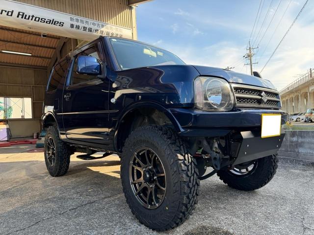 ジムニー XG 最終10型タニグチ製3インチリフトアップキットRAYS16インチアルミ&ジオランダーMTタイヤ新品装着(4枚目)