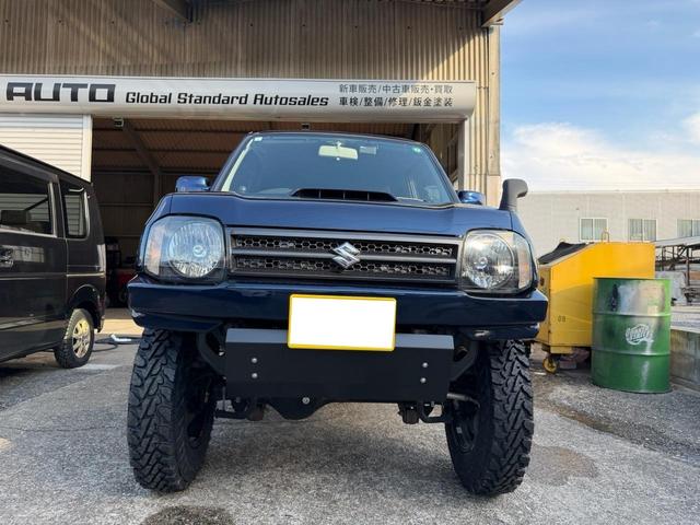 ジムニー XG 最終10型タニグチ製3インチリフトアップキットRAYS16インチアルミ&ジオランダーMTタイヤ新品装着(10枚目)