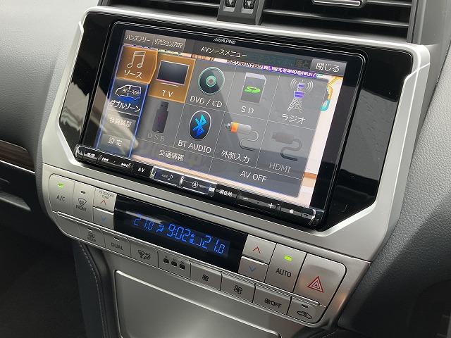 ランドクルーザープラド ＴＸ　“Ｌパッケージ”　禁煙車　サンルーフ　アルパイン９型ナビＢＩＧＸ　黒革　シートヒーター／クーラー　ＬＥＤヘッドライト　ルーフレール　バックカメラ　ＥＴＣ　パワーシート　クルーズコントロール　ドラレコ　純正１７インチＡＷ（31枚目）
