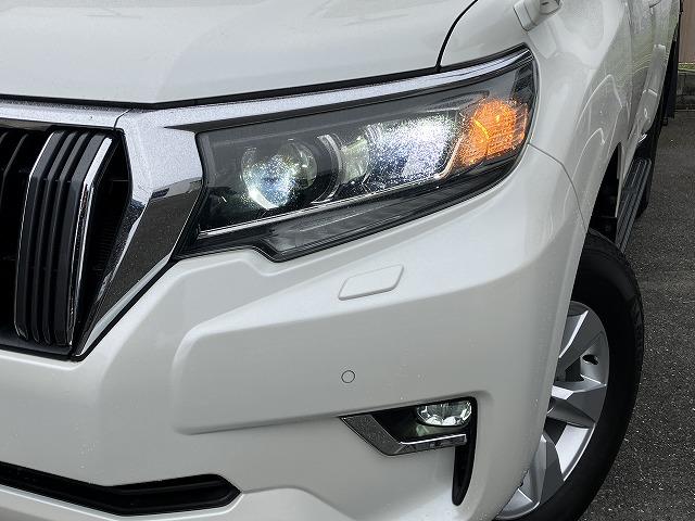ランドクルーザープラド ＴＸ　“Ｌパッケージ”　禁煙車　サンルーフ　アルパイン９型ナビＢＩＧＸ　黒革　シートヒーター／クーラー　ＬＥＤヘッドライト　ルーフレール　バックカメラ　ＥＴＣ　パワーシート　クルーズコントロール　ドラレコ　純正１７インチＡＷ（38枚目）