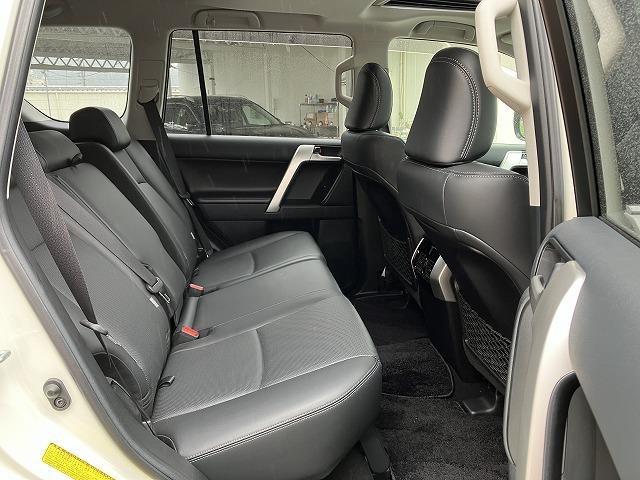 ランドクルーザープラド ＴＸ　“Ｌパッケージ”　禁煙車　サンルーフ　アルパイン９型ナビＢＩＧＸ　黒革　シートヒーター／クーラー　ＬＥＤヘッドライト　ルーフレール　バックカメラ　ＥＴＣ　パワーシート　クルーズコントロール　ドラレコ　純正１７インチＡＷ（57枚目）