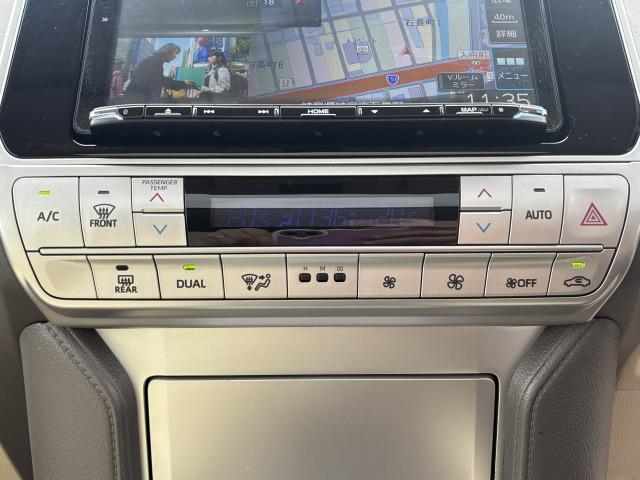 ランドクルーザープラド TX 禁煙車 サンルーフ ケンウッド9型ナビ フルセグTV ETC 前後ドラレコ バックカメラ Clazzioシートカバー クルーズコントロール トヨタセーフティセンス LEDヘッド 純正17インチAW(36枚目)