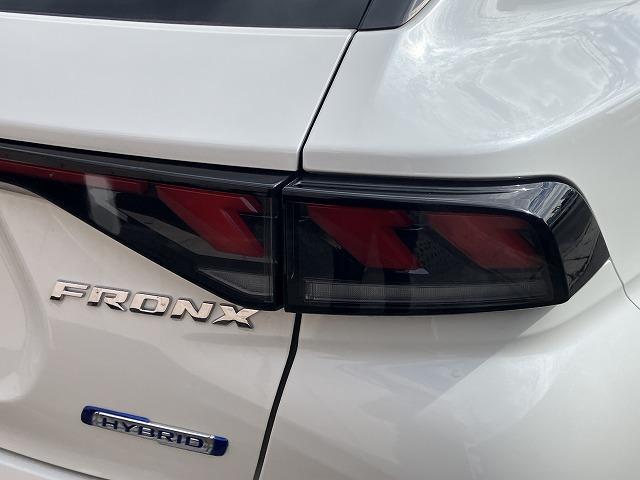 フロンクス ベースグレード　禁煙車　全周囲カメラ　ＢＳＭ　ＥＴＣ　純正ナビ　フルセグＴＶ　ＬＥＤヘッドライト　シートヒーター　ドラレコ　純正１６インチアルミ　追従クルーズコントロール　ＨＵＤ　クリアランスソナー　衝突軽減ブレーキ（61枚目）