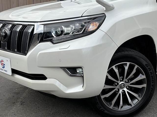 ランドクルーザープラド TX Lパッケージ 禁煙車 サンルーフ ALPINEフローティングナビ 純正19インチAW シートヒーター/クーラー ETC 寒冷地仕様 ルーフレール トヨタセーフティセンス バックカメラ パワーシート バックフォグ(18枚目)