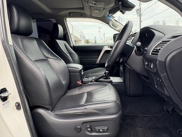 ランドクルーザープラド TX Lパッケージ 禁煙車 サンルーフ ALPINEフローティングナビ 純正19インチAW シートヒーター/クーラー ETC 寒冷地仕様 ルーフレール トヨタセーフティセンス バックカメラ パワーシート バックフォグ(49枚目)