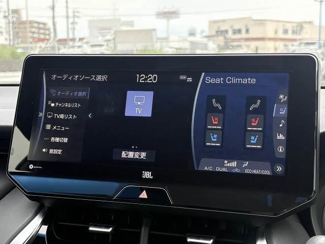 ハリアーハイブリッド Ｚ　レザーパッケージ　禁煙車　モデリスタエアロ　全周囲カメラ　純正１２．３ナビ　ＢＳＭ　ＨＵＤ　黒革　デジタルインナーミラー　ＥＴＣ２．０　ＪＢＬサウンド　パワーバックドア　シートヒーター／クーラー　ステアリングヒーター（4枚目）