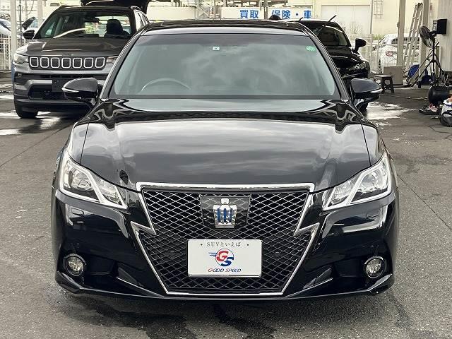 クラウンハイブリッド アスリートＧ　禁煙車　サンルーフ　黒革　メーカーナビ　フルセグＴＶ　ＬＥＤヘッド　バックカメラ　シートメモリー　プッシュスタート　追従クルーズコントロール　パワーシート　純正１８インチＡＷ　ＥＴＣ　オートライト（14枚目）