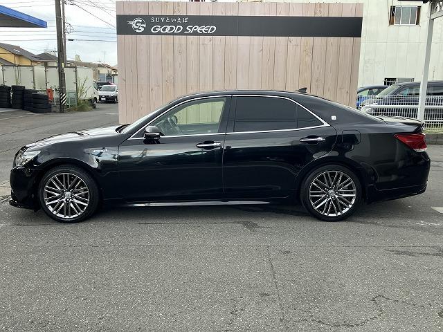 クラウンハイブリッド アスリートＧ　禁煙車　サンルーフ　黒革　メーカーナビ　フルセグＴＶ　ＬＥＤヘッド　バックカメラ　シートメモリー　プッシュスタート　追従クルーズコントロール　パワーシート　純正１８インチＡＷ　ＥＴＣ　オートライト（25枚目）