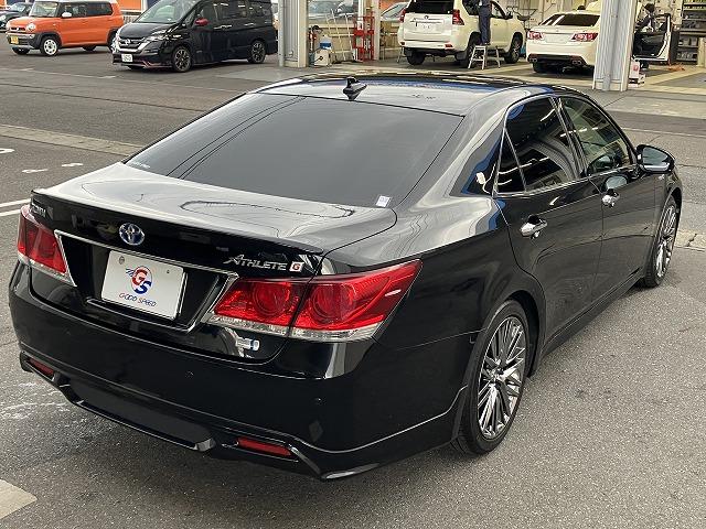 クラウンハイブリッド アスリートＧ　禁煙車　サンルーフ　黒革　メーカーナビ　フルセグＴＶ　ＬＥＤヘッド　バックカメラ　シートメモリー　プッシュスタート　追従クルーズコントロール　パワーシート　純正１８インチＡＷ　ＥＴＣ　オートライト（78枚目）